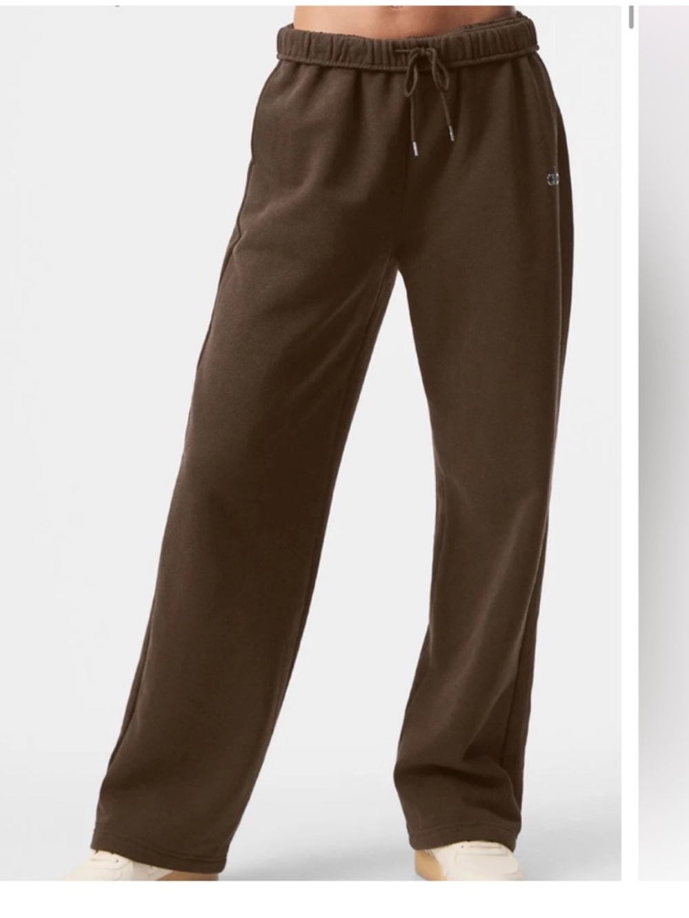 Alo Accolade Brown Straight Leg Sweatpants